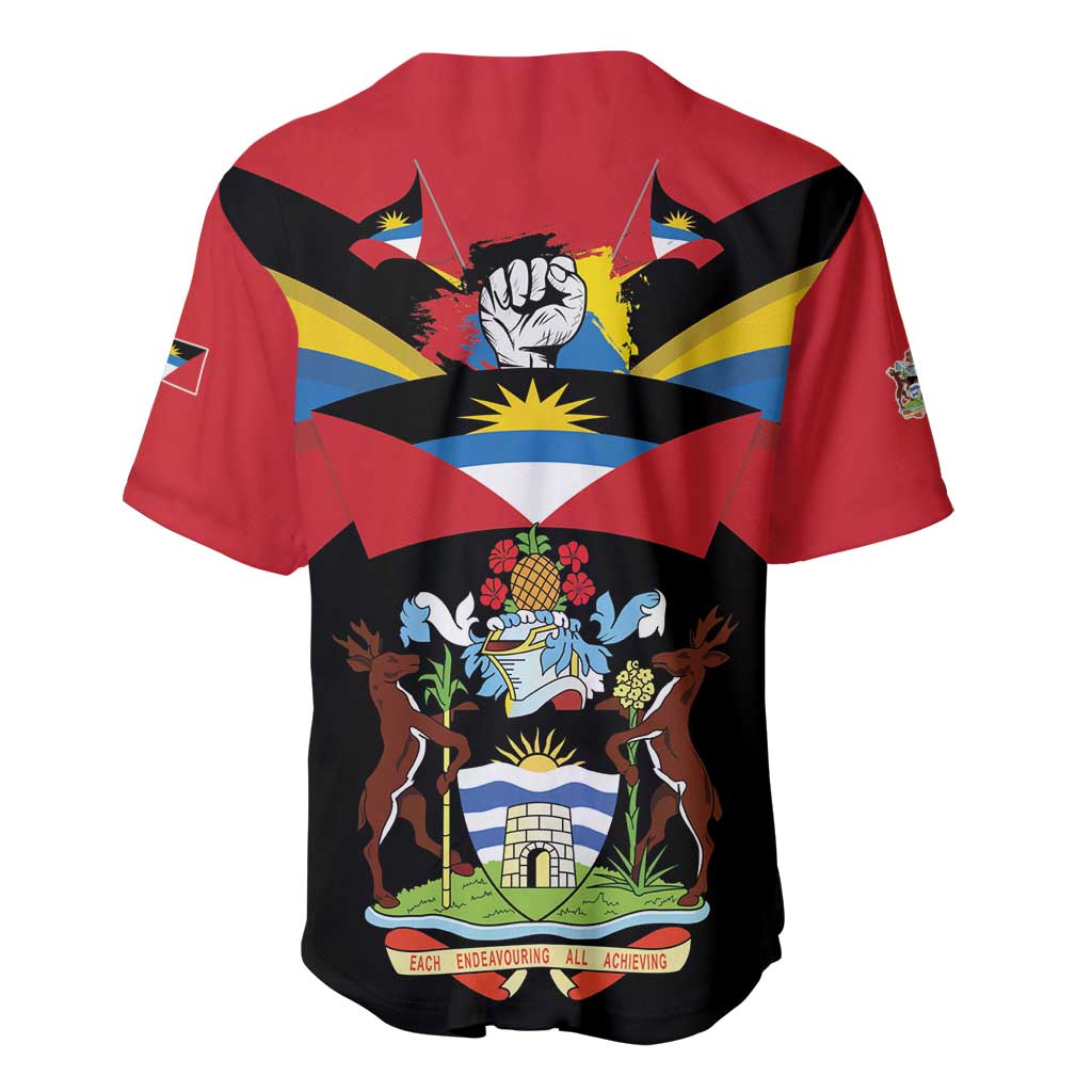 Antigua and Barbuda Independence Day Baseball Jersey Baabyuuda 1 November 1981 - Wonder Print Shop