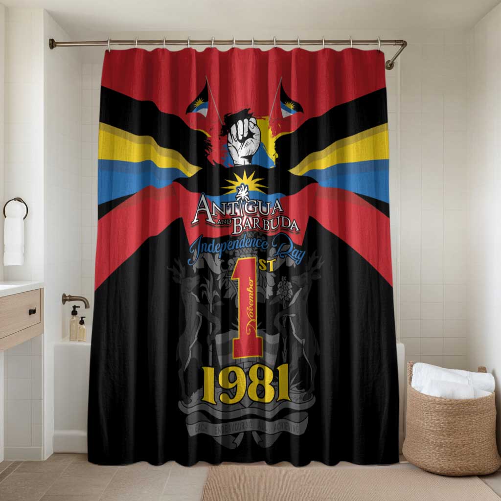 Antigua and Barbuda Independence Day Bathroom Set Baabyuuda 1 November 1981 - Wonder Print Shop