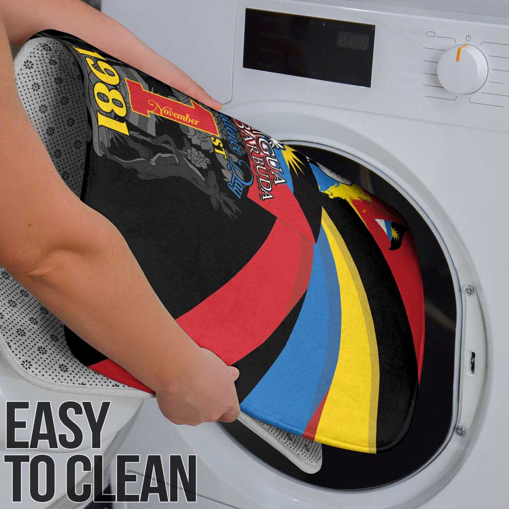 Antigua and Barbuda Independence Day Bathroom Set Baabyuuda 1 November 1981 - Wonder Print Shop