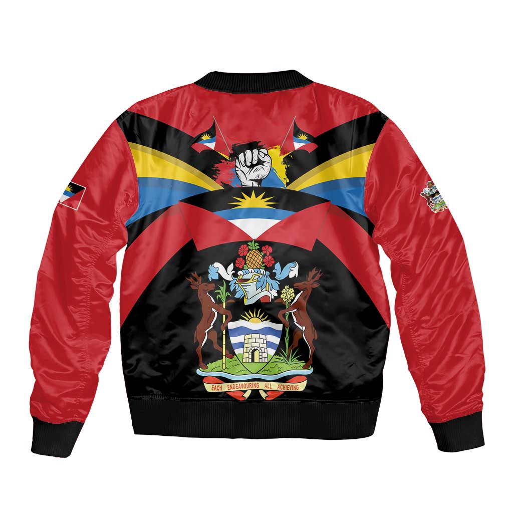 Antigua and Barbuda Independence Day Bomber Jacket Baabyuuda 1 November 1981 - Wonder Print Shop