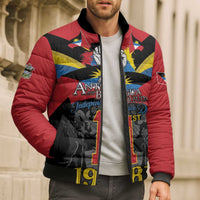 Antigua and Barbuda Independence Day Bomber Puffer Jacket Baabyuuda 1 November 1981 - Wonder Print Shop