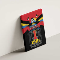 Antigua and Barbuda Independence Day Canvas Wall Art Baabyuuda 1 November 1981 - Wonder Print Shop