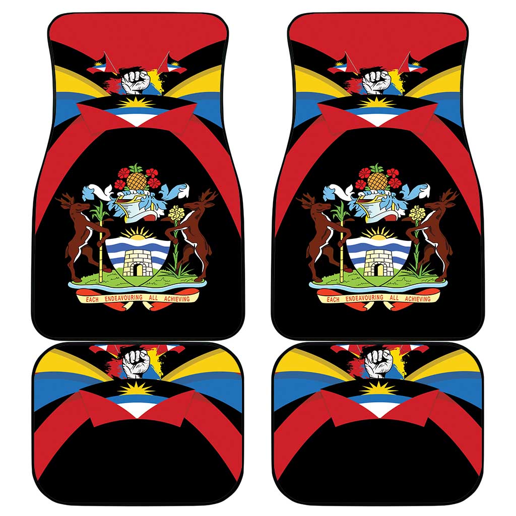 Antigua and Barbuda Independence Day Car Mats Baabyuuda 1 November 1981 - Wonder Print Shop