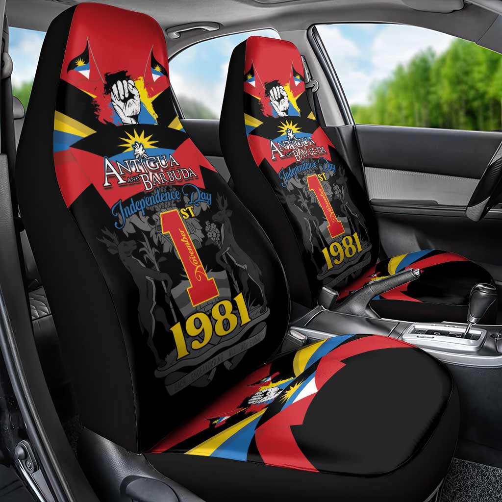 Antigua and Barbuda Independence Day Car Seat Cover Baabyuuda 1 November 1981 - Wonder Print Shop
