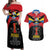 Antigua and Barbuda Independence Day Couples Matching Off Shoulder Maxi Dress and Hawaiian Shirt Baabyuuda 1 November 1981 - Wonder Print Shop