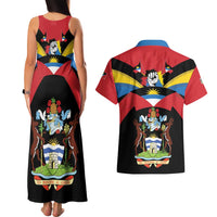 Antigua and Barbuda Independence Day Couples Matching Tank Maxi Dress and Hawaiian Shirt Baabyuuda 1 November 1981 - Wonder Print Shop