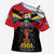 Antigua and Barbuda Independence Day Cross Shoulder Shirt Baabyuuda 1 November 1981 - Wonder Print Shop