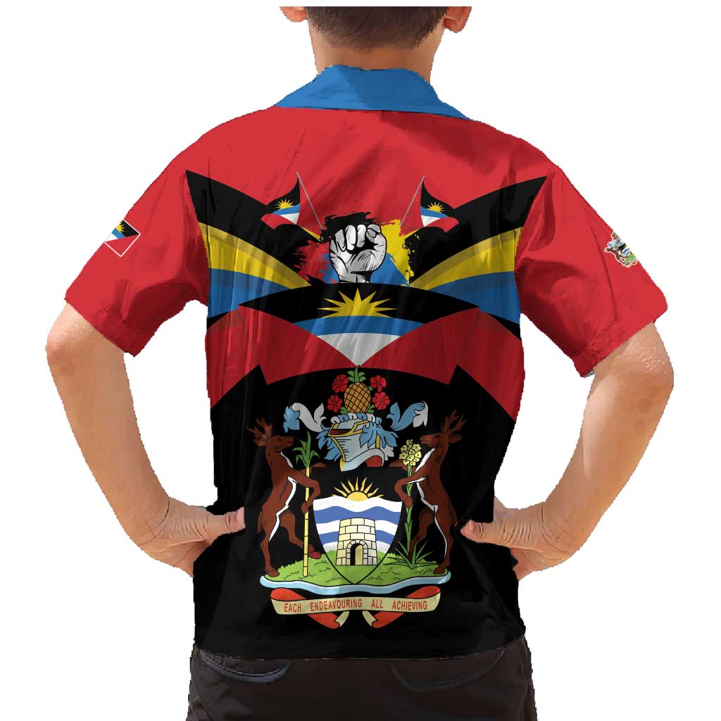 Antigua and Barbuda Independence Day Family Matching Mermaid Dress and Hawaiian Shirt Baabyuuda 1 November 1981 - Wonder Print Shop