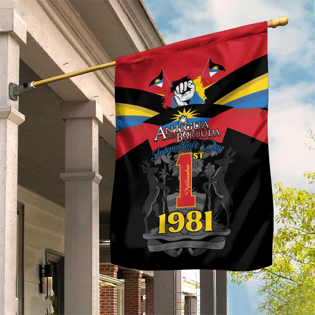 Antigua and Barbuda Independence Day Garden Flag Baabyuuda 1 November 1981 - Wonder Print Shop