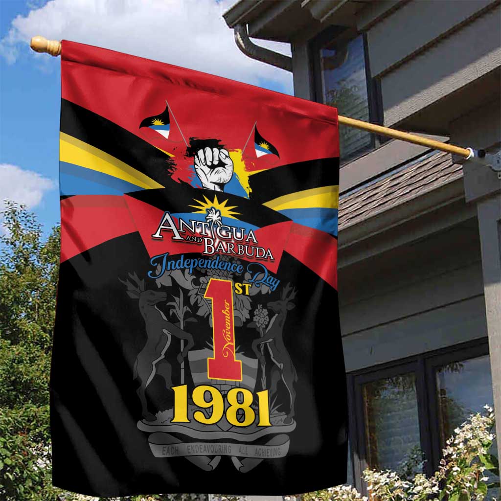 Antigua and Barbuda Independence Day Garden Flag Baabyuuda 1 November 1981 - Wonder Print Shop