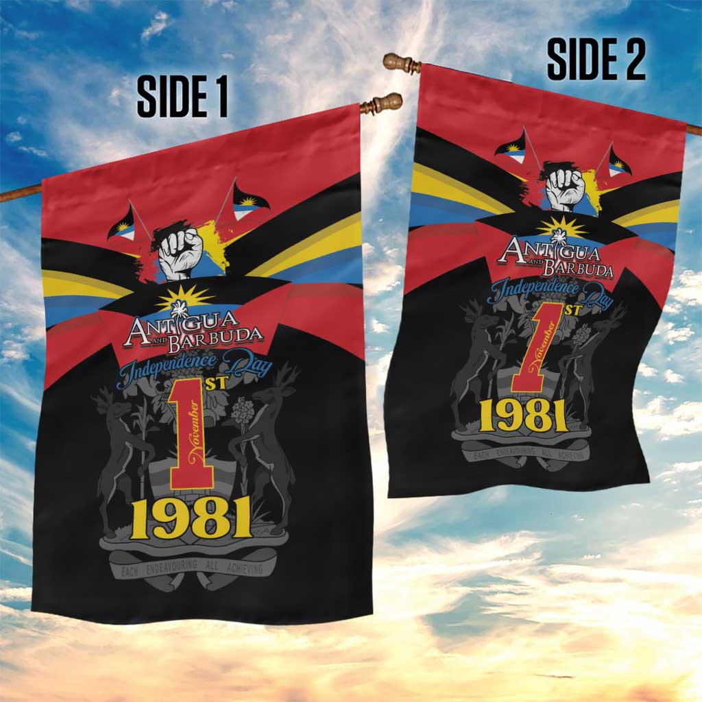 Antigua and Barbuda Independence Day Garden Flag Baabyuuda 1 November 1981 - Wonder Print Shop