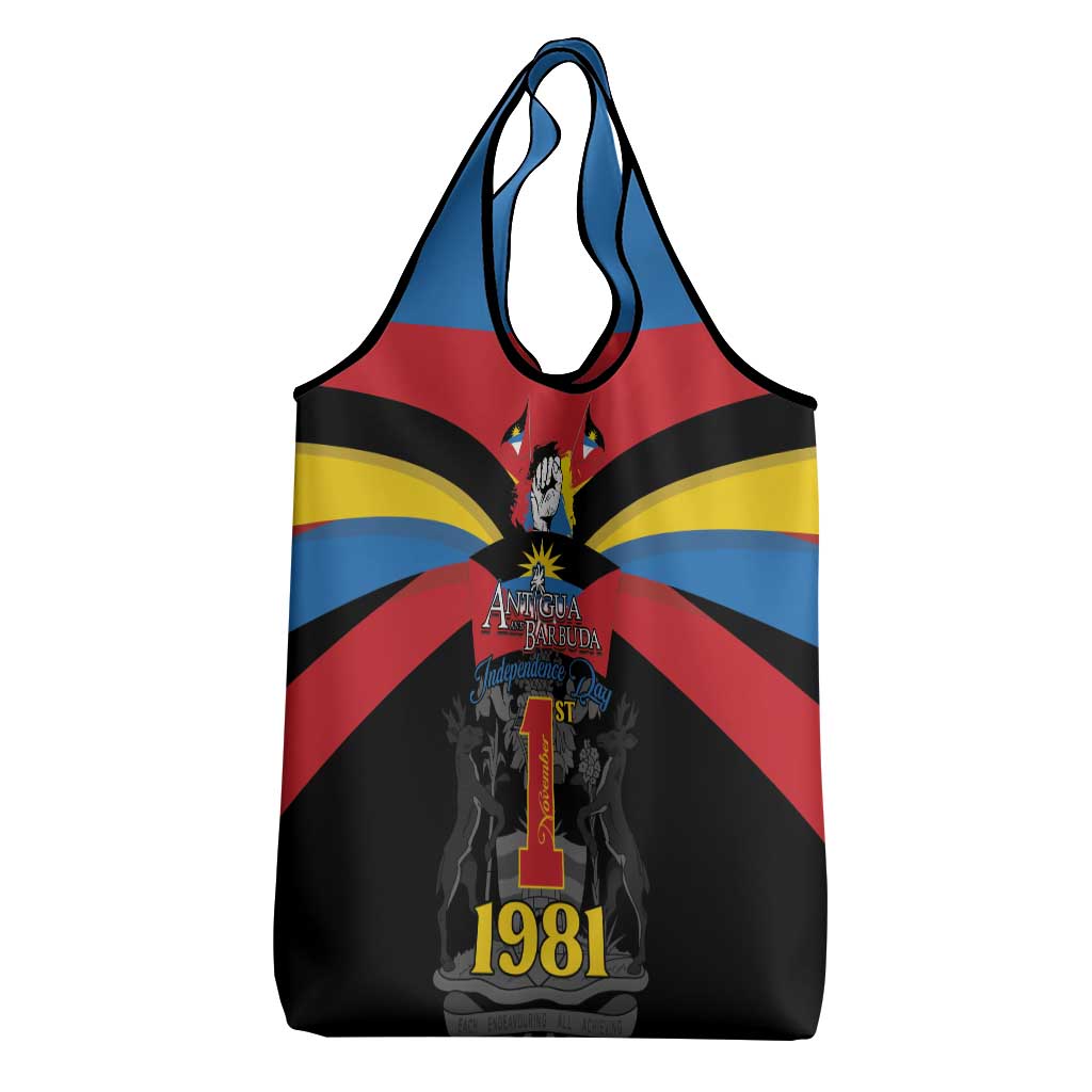 Antigua and Barbuda Independence Day Grocery Bag Baabyuuda 1 November 1981 - Wonder Print Shop