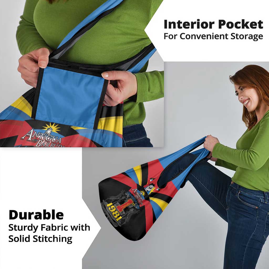 Antigua and Barbuda Independence Day Grocery Bag Baabyuuda 1 November 1981 - Wonder Print Shop