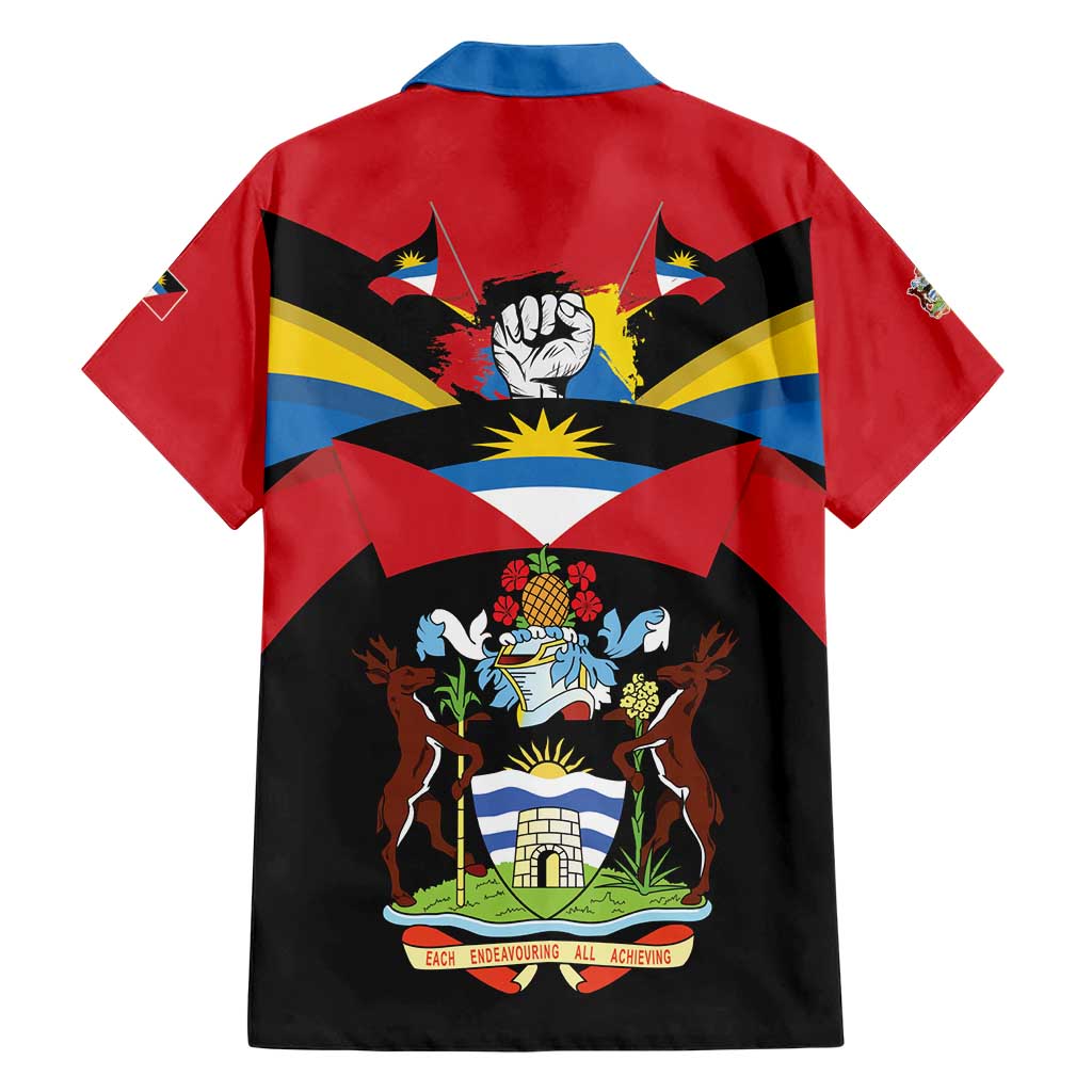 Antigua and Barbuda Independence Day Hawaiian Shirt Baabyuuda 1 November 1981 - Wonder Print Shop