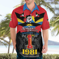 Antigua and Barbuda Independence Day Hawaiian Shirt Baabyuuda 1 November 1981 - Wonder Print Shop