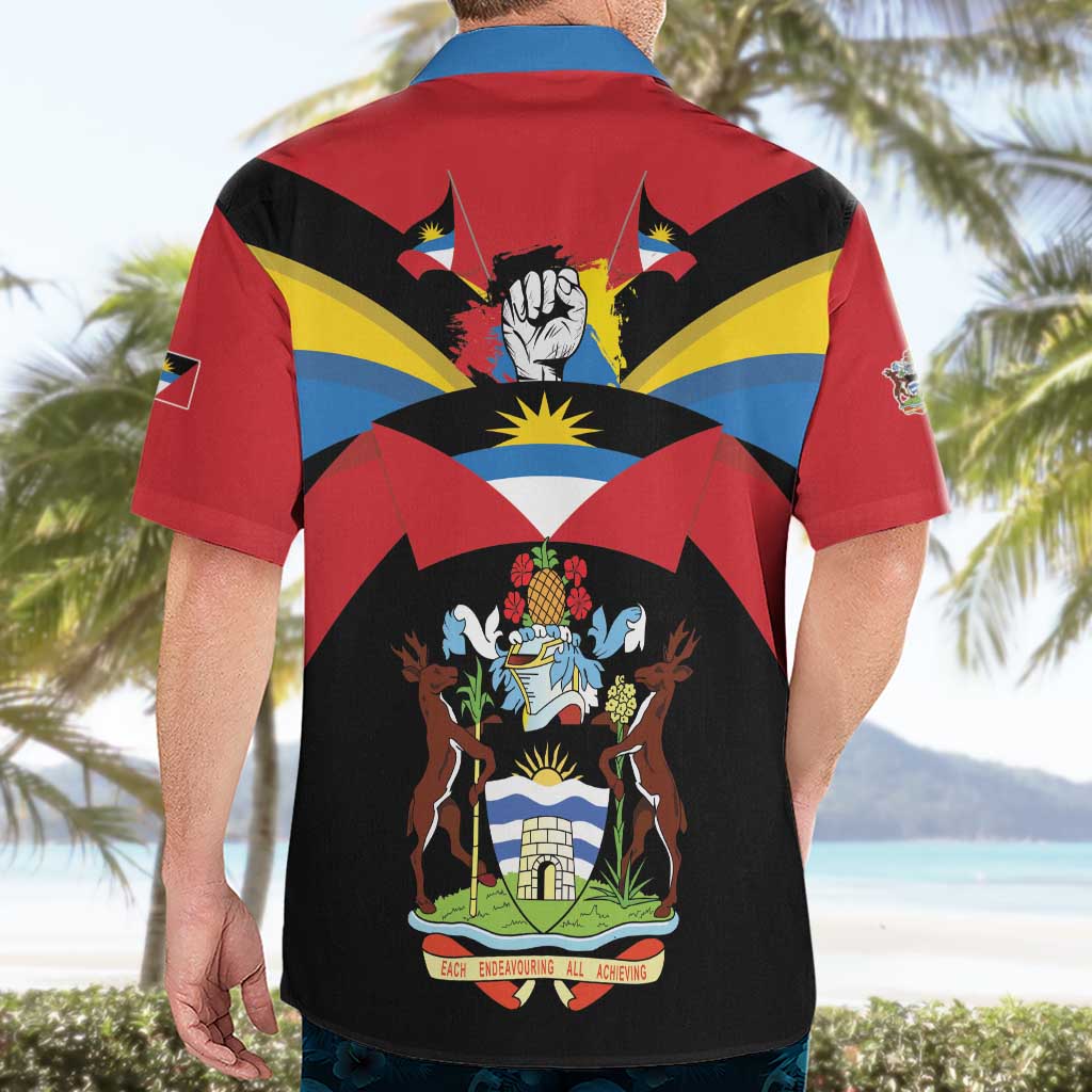 Antigua and Barbuda Independence Day Hawaiian Shirt Baabyuuda 1 November 1981 - Wonder Print Shop