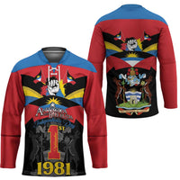 Antigua and Barbuda Independence Day Hockey Jersey Baabyuuda 1 November 1981 - Wonder Print Shop