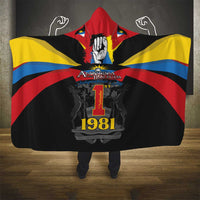 Antigua and Barbuda Independence Day Hooded Blanket Baabyuuda 1 November 1981 - Wonder Print Shop