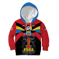 Antigua and Barbuda Independence Day Kid Hoodie Baabyuuda 1 November 1981 - Wonder Print Shop