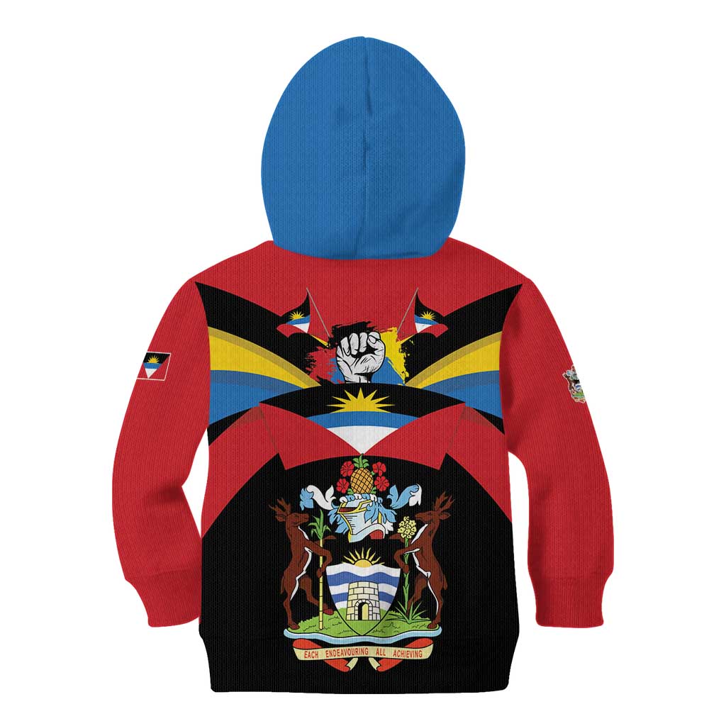 Antigua and Barbuda Independence Day Kid Hoodie Baabyuuda 1 November 1981 - Wonder Print Shop