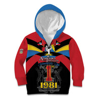 Antigua and Barbuda Independence Day Kid Hoodie Baabyuuda 1 November 1981 - Wonder Print Shop
