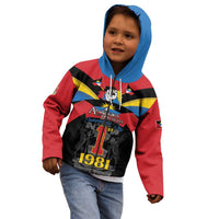 Antigua and Barbuda Independence Day Kid Hoodie Baabyuuda 1 November 1981 - Wonder Print Shop