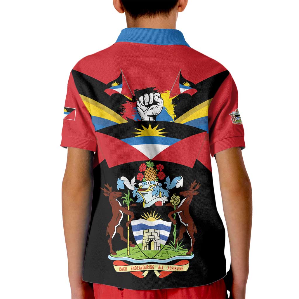 Antigua and Barbuda Independence Day Kid Polo Shirt Baabyuuda 1 November 1981 - Wonder Print Shop