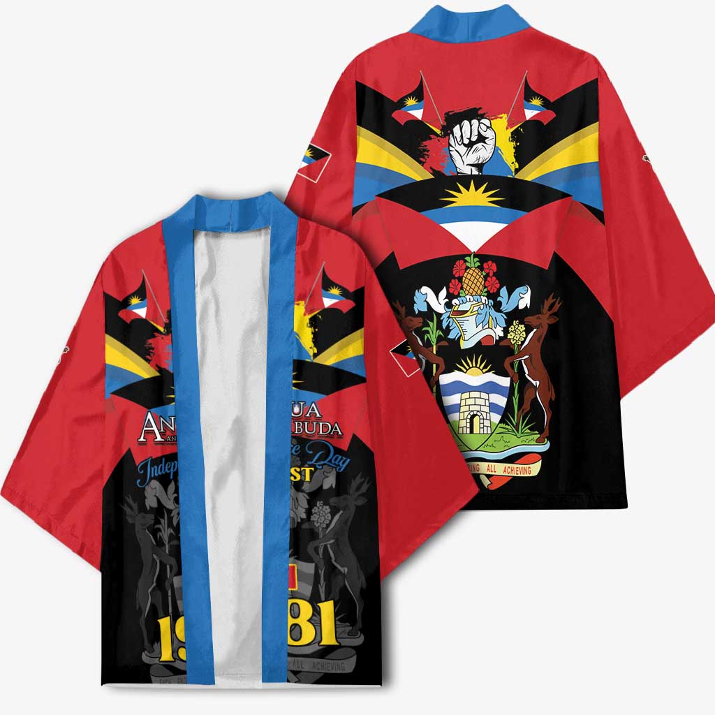 Antigua and Barbuda Independence Day Kimono Baabyuuda 1 November 1981 - Wonder Print Shop