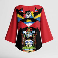 Antigua and Barbuda Independence Day Kimono Sleeve Blouse Baabyuuda 1 November 1981 - Wonder Print Shop