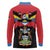 Antigua and Barbuda Independence Day Long Sleeve Polo Shirt Baabyuuda 1 November 1981 - Wonder Print Shop