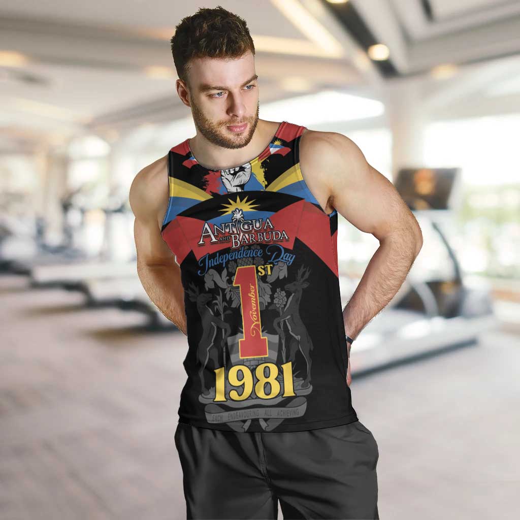 Antigua and Barbuda Independence Day Men Tank Top Baabyuuda 1 November 1981 - Wonder Print Shop