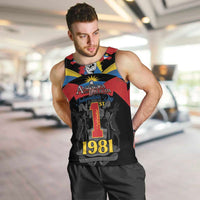 Antigua and Barbuda Independence Day Men Tank Top Baabyuuda 1 November 1981 - Wonder Print Shop