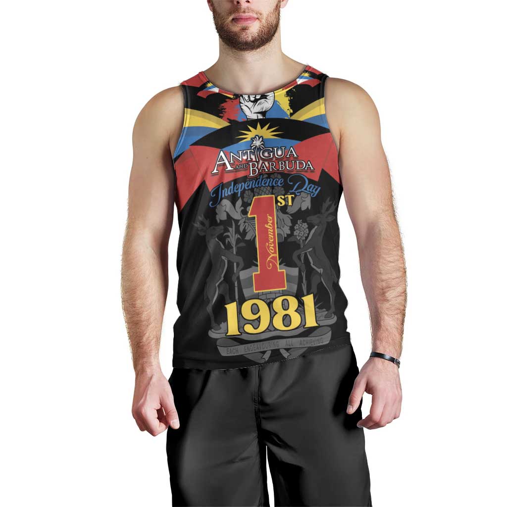 Antigua and Barbuda Independence Day Men Tank Top Baabyuuda 1 November 1981 - Wonder Print Shop