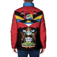 Antigua and Barbuda Independence Day Padded Jacket Baabyuuda 1 November 1981 - Wonder Print Shop