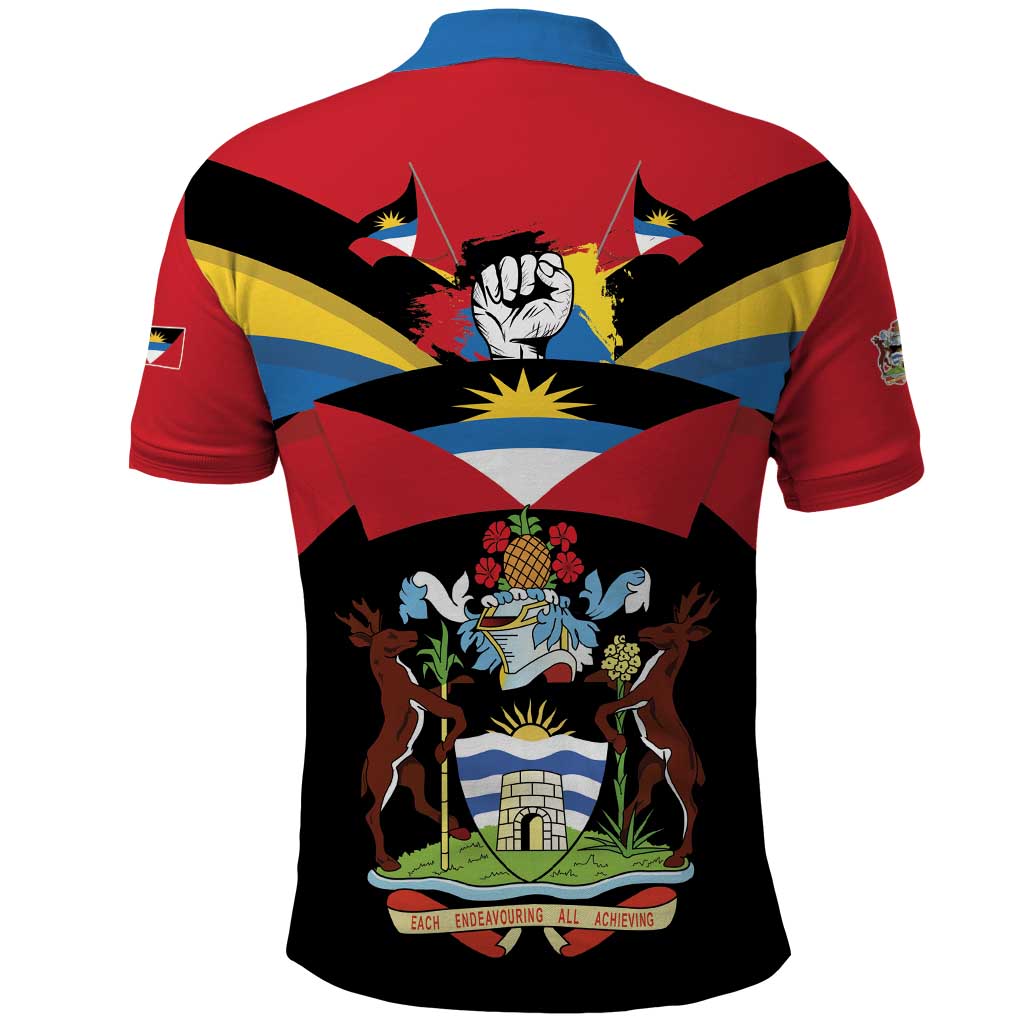 Antigua and Barbuda Independence Day Polo Shirt Baabyuuda 1 November 1981 - Wonder Print Shop
