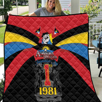 Antigua and Barbuda Independence Day Quilt Baabyuuda 1 November 1981 - Wonder Print Shop