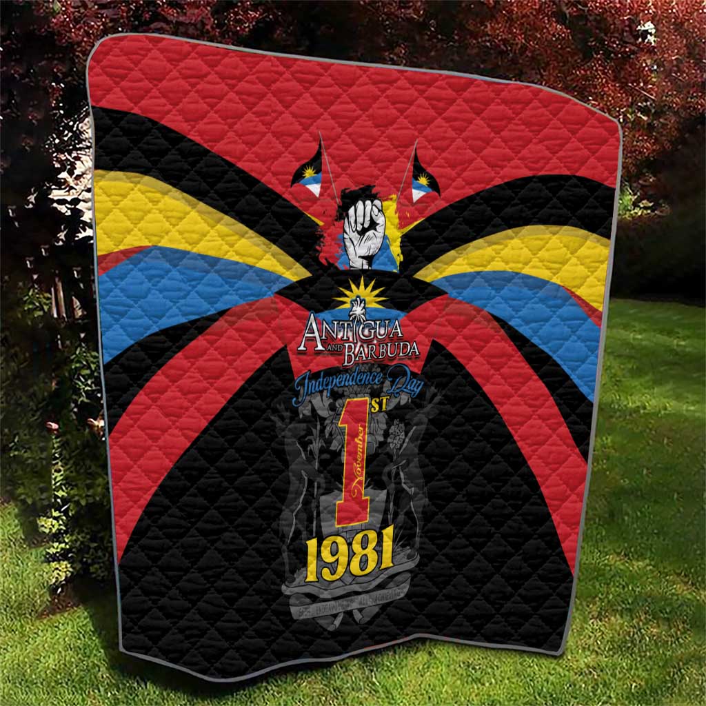 Antigua and Barbuda Independence Day Quilt Baabyuuda 1 November 1981 - Wonder Print Shop