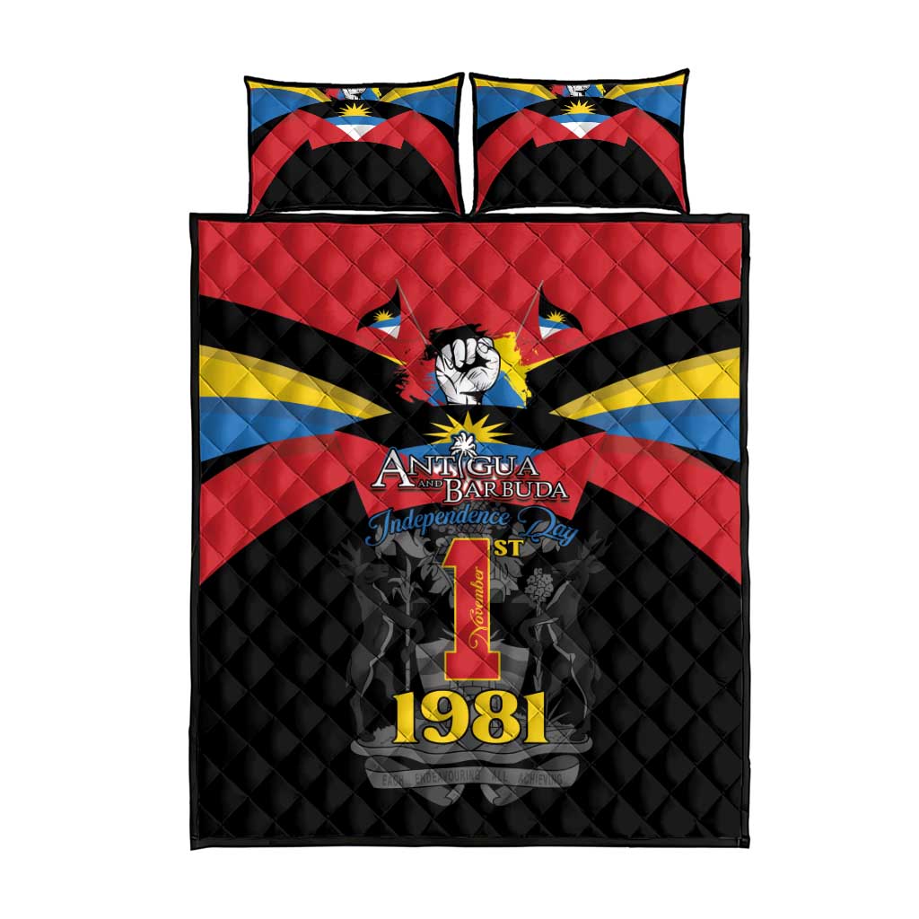 Antigua and Barbuda Independence Day Quilt Bed Set Baabyuuda 1 November 1981 - Wonder Print Shop