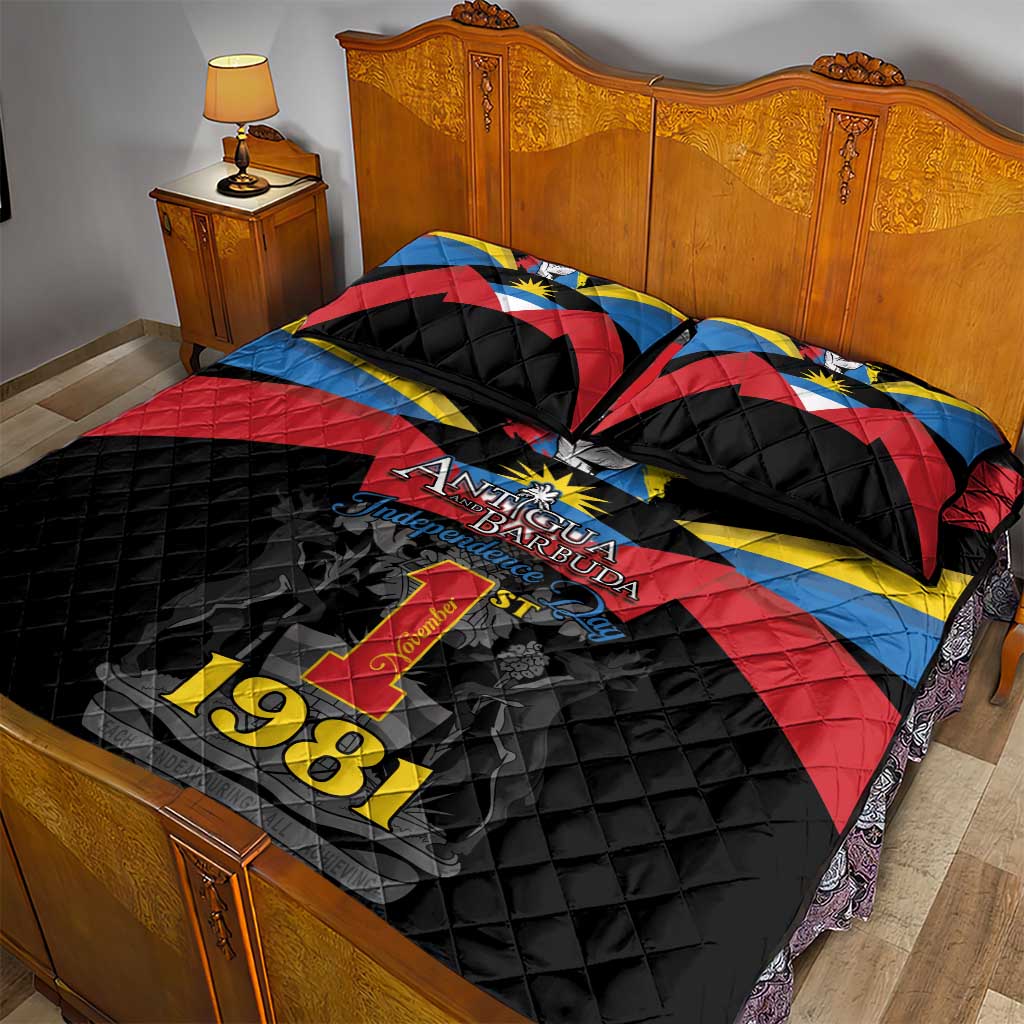 Antigua and Barbuda Independence Day Quilt Bed Set Baabyuuda 1 November 1981 - Wonder Print Shop