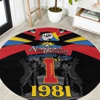 Antigua and Barbuda Independence Day Round Carpet Baabyuuda 1 November 1981 - Wonder Print Shop