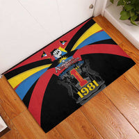 Antigua and Barbuda Independence Day Rubber Doormat Baabyuuda 1 November 1981 - Wonder Print Shop