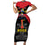 Antigua and Barbuda Independence Day Short Sleeve Bodycon Dress Baabyuuda 1 November 1981 - Wonder Print Shop
