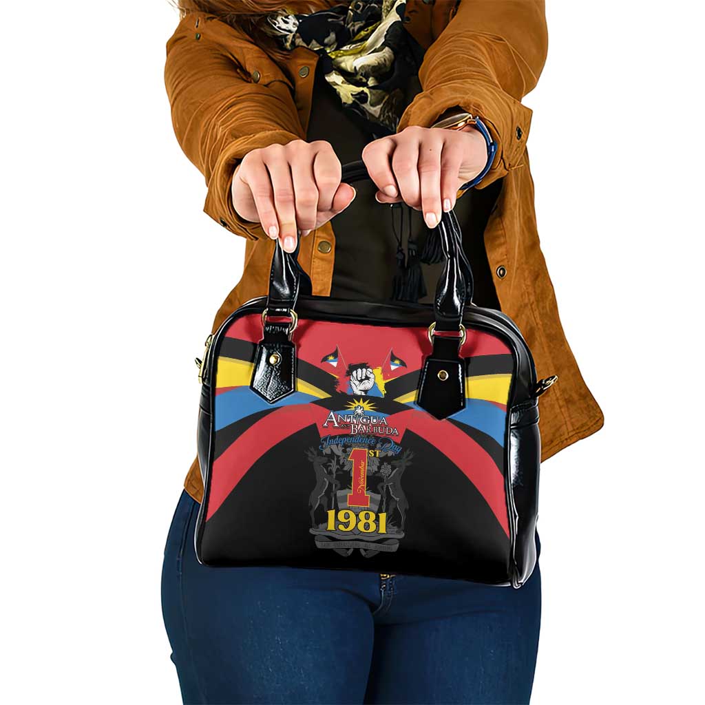 Antigua and Barbuda Independence Day Shoulder Handbag Baabyuuda 1 November 1981 - Wonder Print Shop