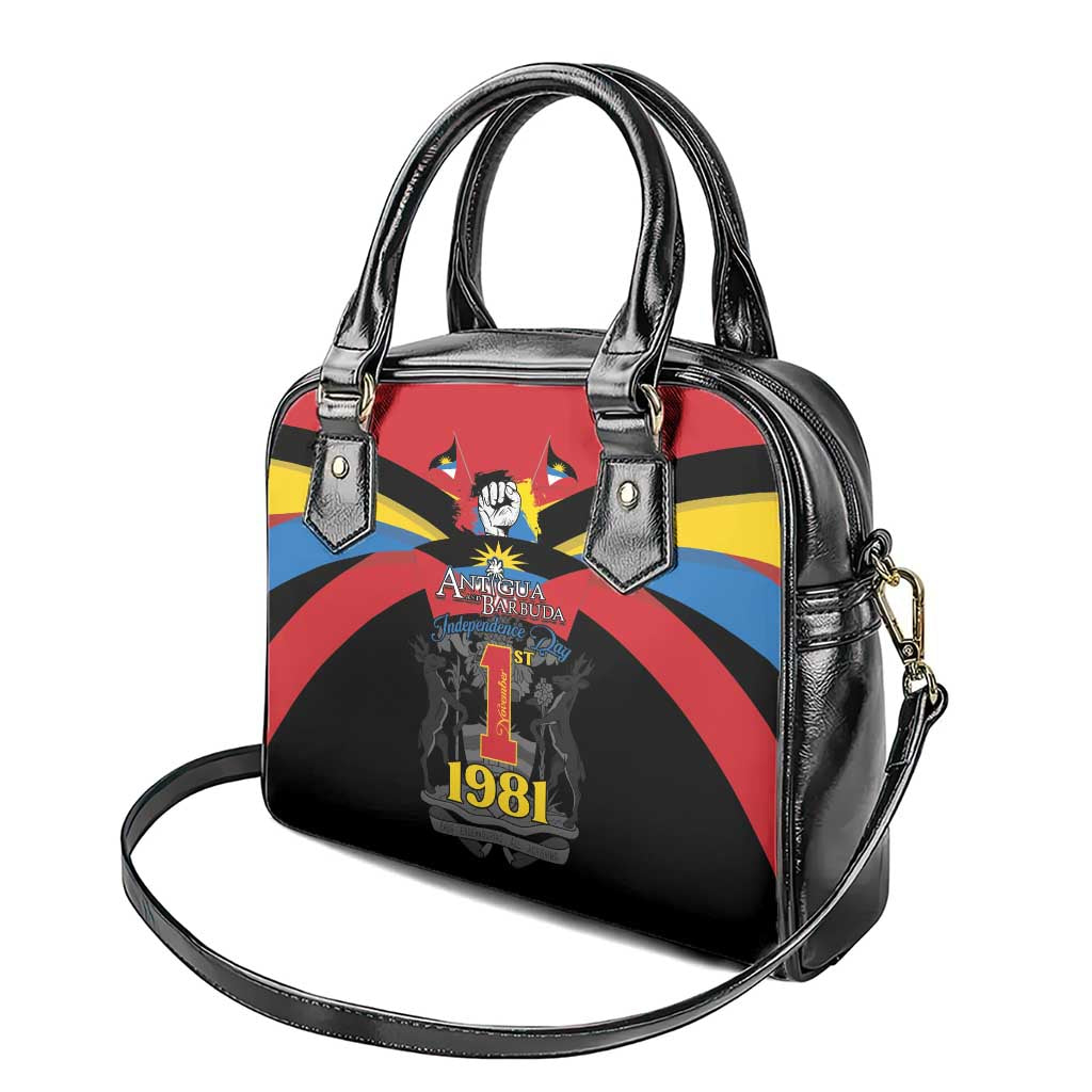 Antigua and Barbuda Independence Day Shoulder Handbag Baabyuuda 1 November 1981 - Wonder Print Shop