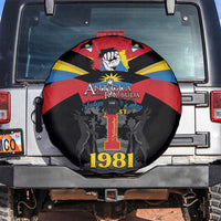 Antigua and Barbuda Independence Day Spare Tire Cover Baabyuuda 1 November 1981 - Wonder Print Shop