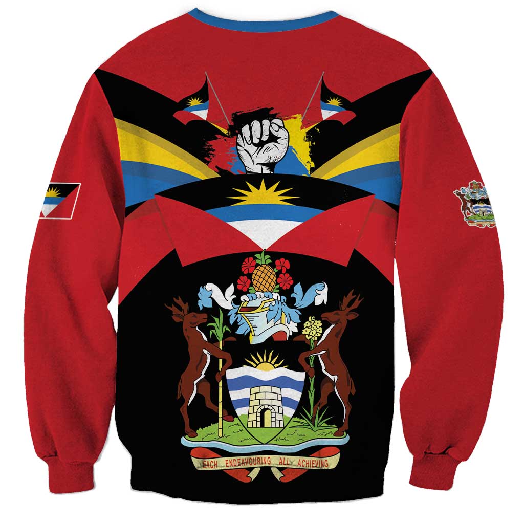 Antigua and Barbuda Independence Day Sweatshirt Baabyuuda 1 November 1981 - Wonder Print Shop