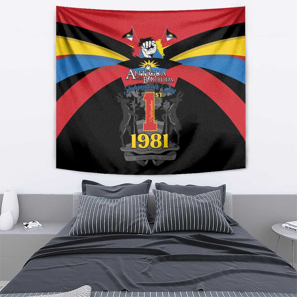 Antigua and Barbuda Independence Day Tapestry Baabyuuda 1 November 1981 - Wonder Print Shop
