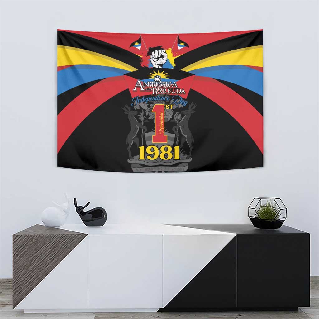 Antigua and Barbuda Independence Day Tapestry Baabyuuda 1 November 1981 - Wonder Print Shop