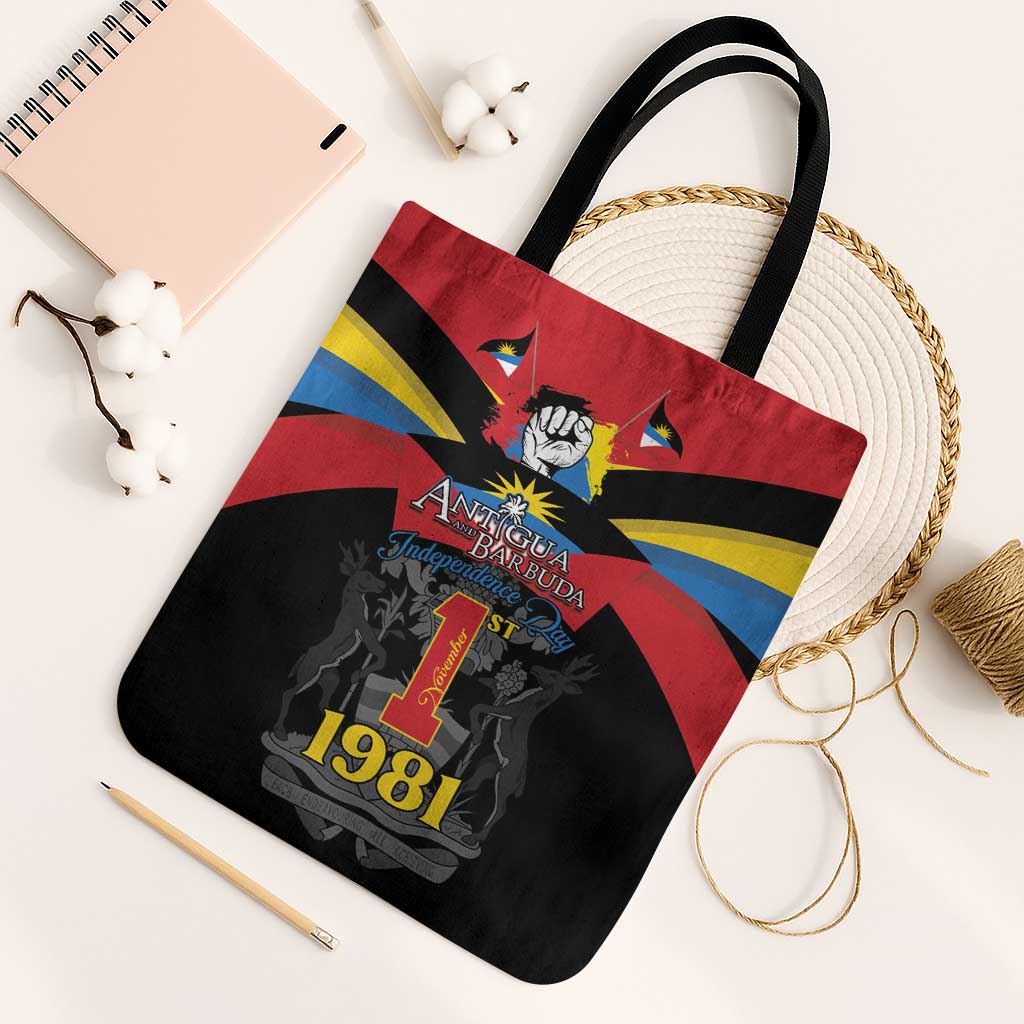 Antigua and Barbuda Independence Day Tote Bag Baabyuuda 1 November 1981 - Wonder Print Shop