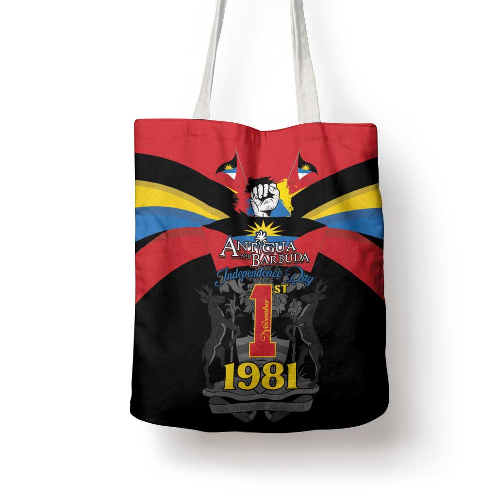 Antigua and Barbuda Independence Day Tote Bag Baabyuuda 1 November 1981 - Wonder Print Shop
